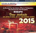 HandiScoop No15: Décembre 2014, bulletin mensuel du BSEIPH